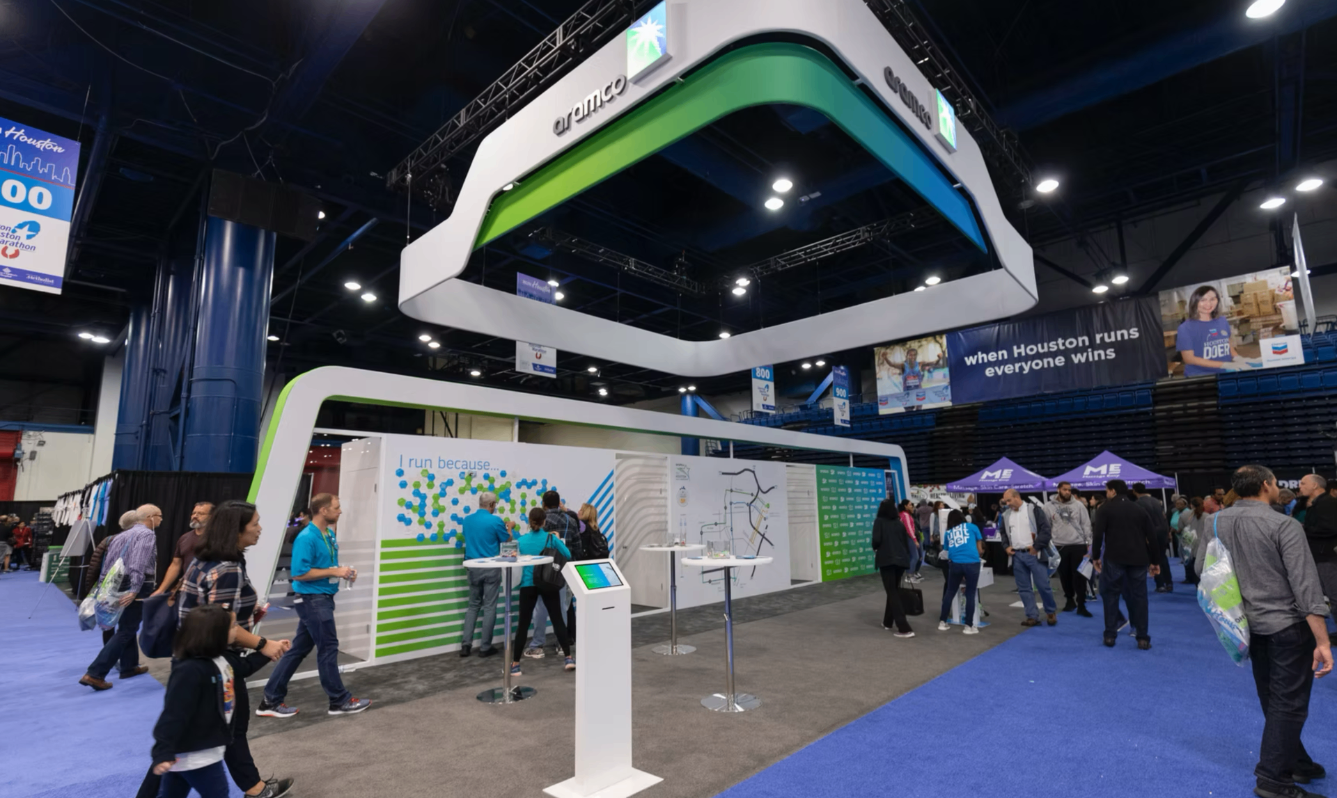 Aramco Half Marathon Booth