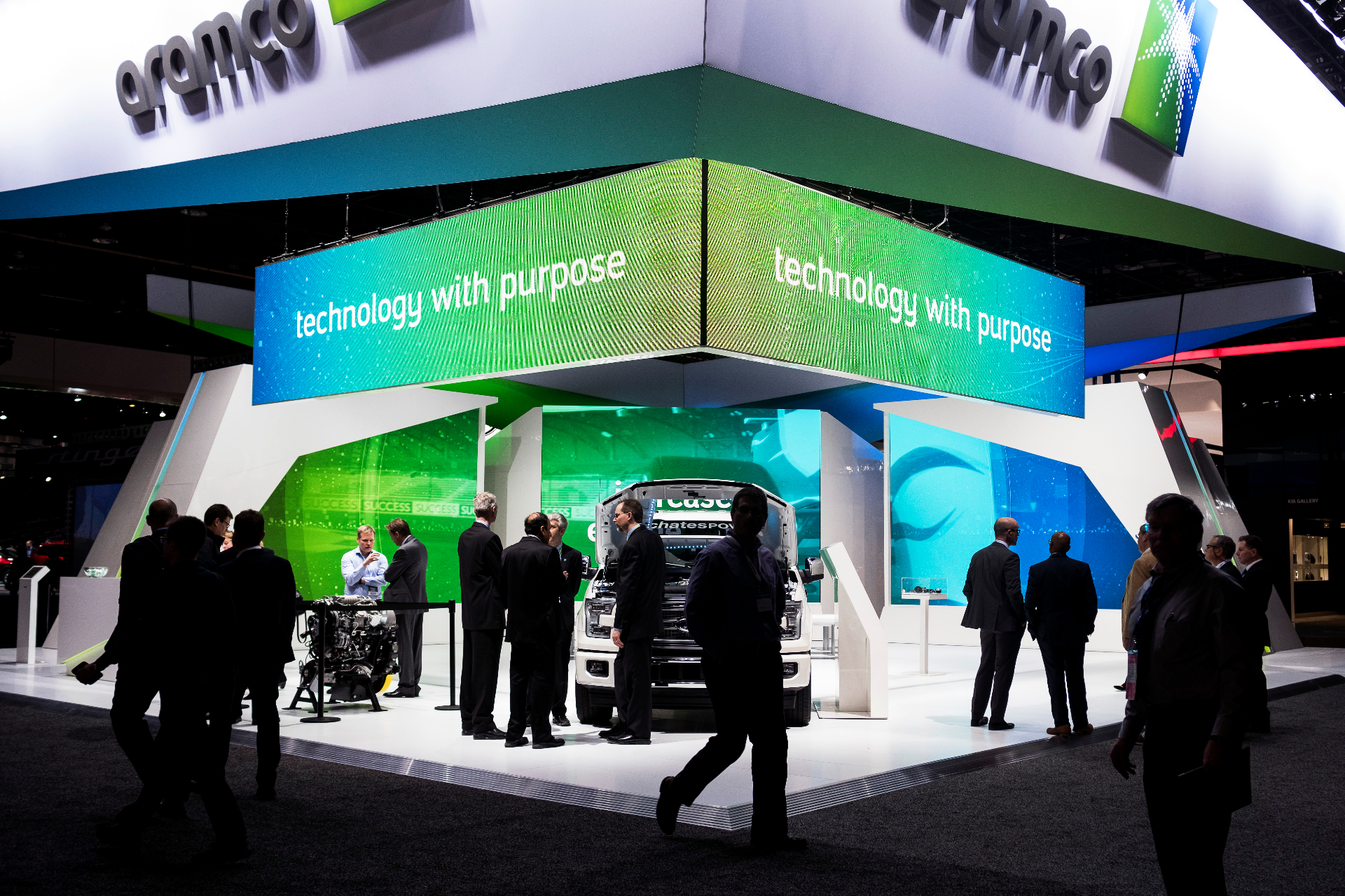 Saudi Aramco Trade Show Booth